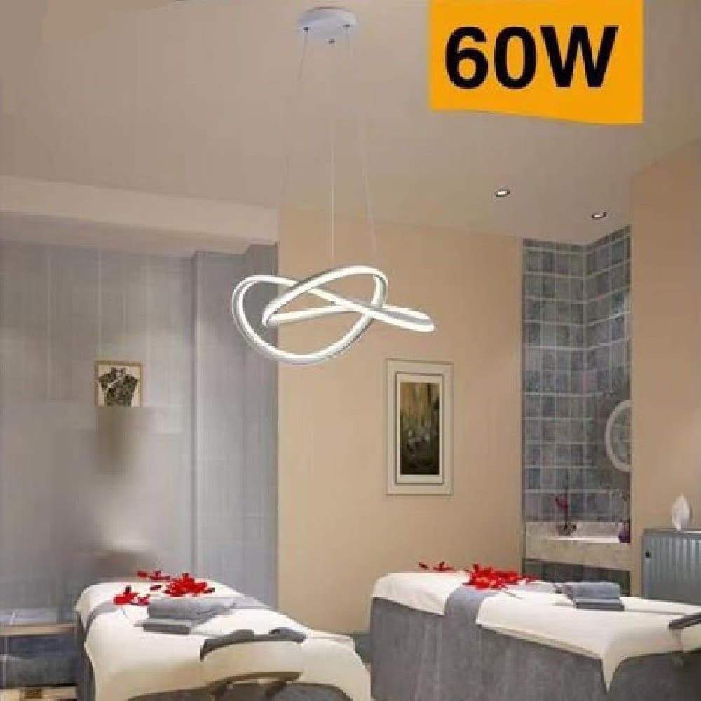 Lampadario Led Moderno Intrecciato Lampada Soffitto 60 W Luce Calda 3000k A50-b Illuminazione/Illuminazione per interni/Lampadari lampade a sospensione e plafoniere/Lampadari Trade Shop italia - Napoli, Commerciovirtuoso.it