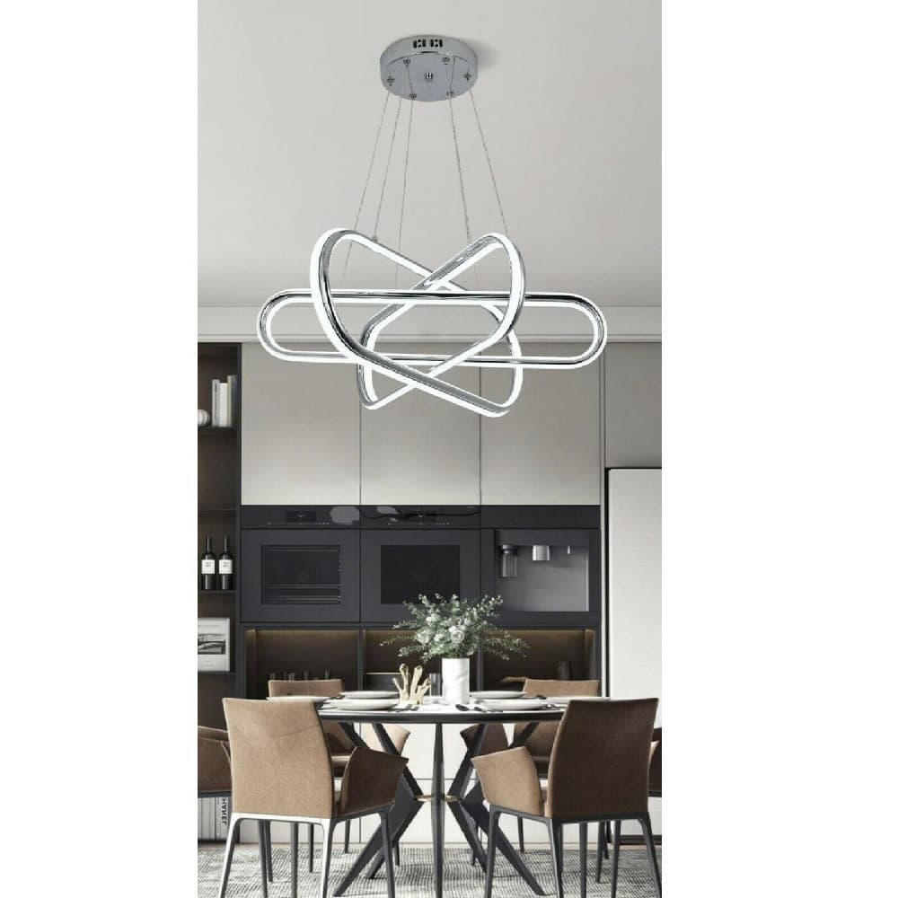 Lampadario Led Moderno Lampada Soggiorno A Sospensione 94w Luce Bianca 6500k A49 Casa, arredamento e bricolage > Illuminazione da interno > Lampadari Trade Shop italia - Napoli, Commerciovirtuoso.it