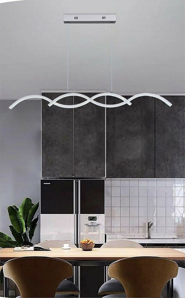 Lampadario Led Moderno Lampada Twist Sospensione 25w Luce 6500k 4000k A43 Bianco Casa, arredamento e bricolage > Illuminazione da interno > Lampadari Trade Shop italia - Napoli, Commerciovirtuoso.it