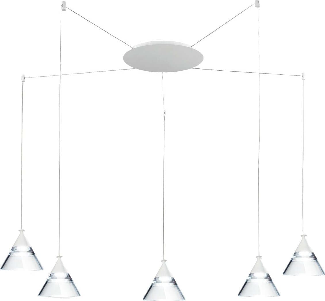 Lampadario-led-Promoingross-CONY-S5A-WH-2677LM-BIANCO-lampada-soffitto-moderna-cono
