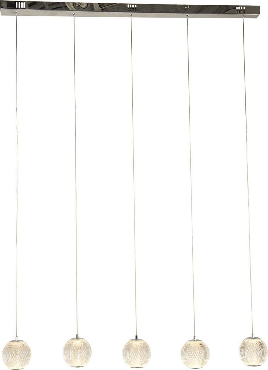 Lampadario-Lineare-Contemp-Fascino-Acciaio-Cromo-Policarbonato-Led-28W-3000K