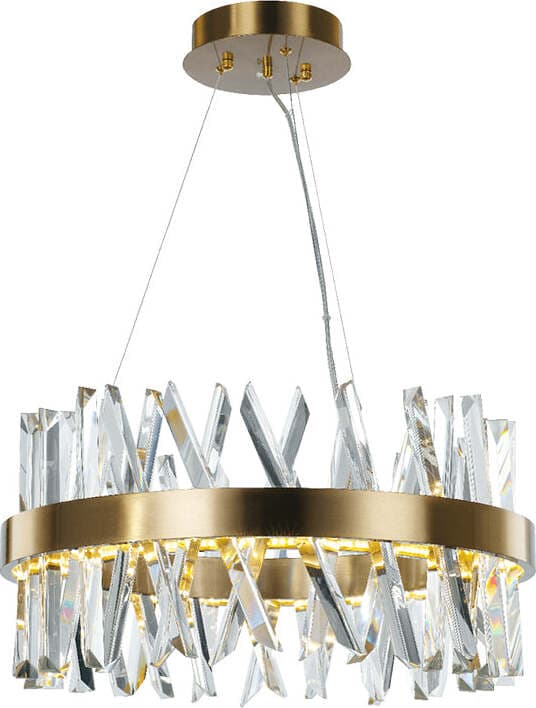 Lampadario-Mod-Akasha-Circolare-Metallo-Ottone-Antiquato-Cristallo-K9-Led-60W