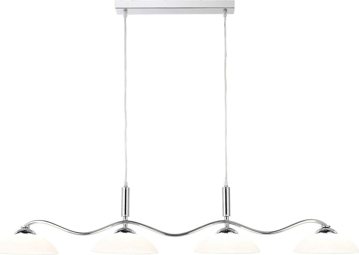 Lampadario-Moderno-Alessio-Ferro-Cromo-Vetro-Bianco-4-Luci-G9