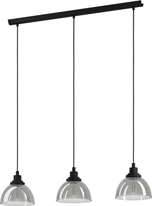 Lampadario-Moderno-Beleser-3-Luci-Acciaio-Nero