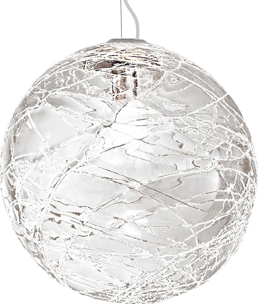 Lampadario-moderno-Due-P-illuminazione-2484-SG-E27-LED-vetro-sospensione