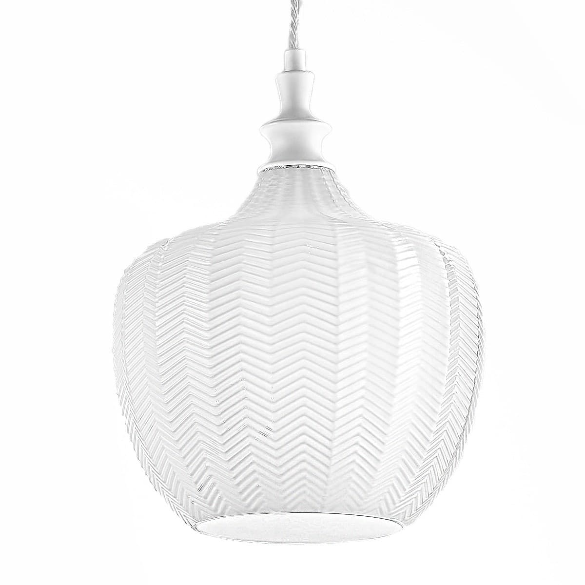 Lampadario-moderno-Gea-Luce-CLEOFE-S10-E27-LED-vetro-bianco-lampada-sospensione