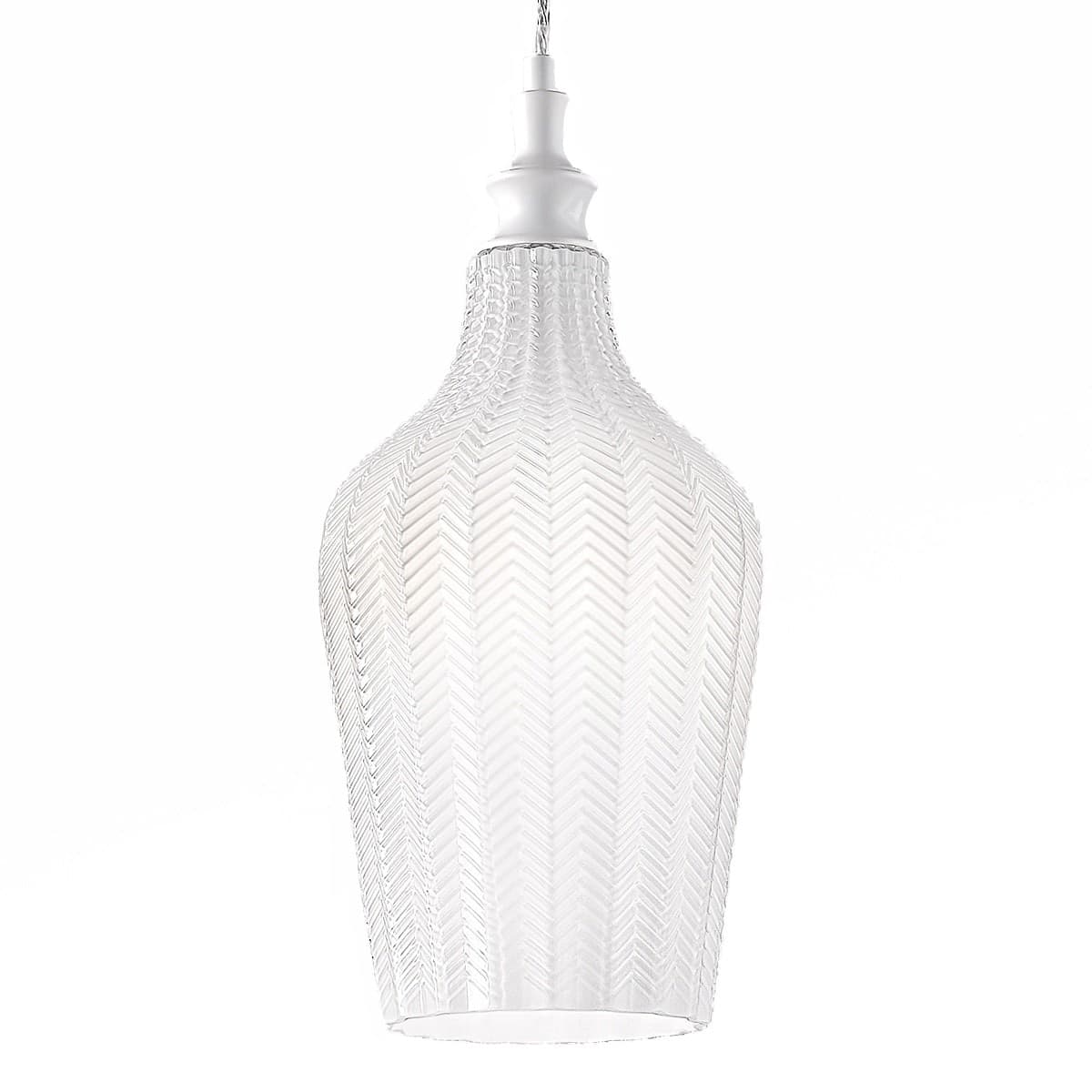 Lampadario-moderno-Gea-Luce-CLEOFE-S12-E27-LED-vetro-bianco-lampada-sospensione