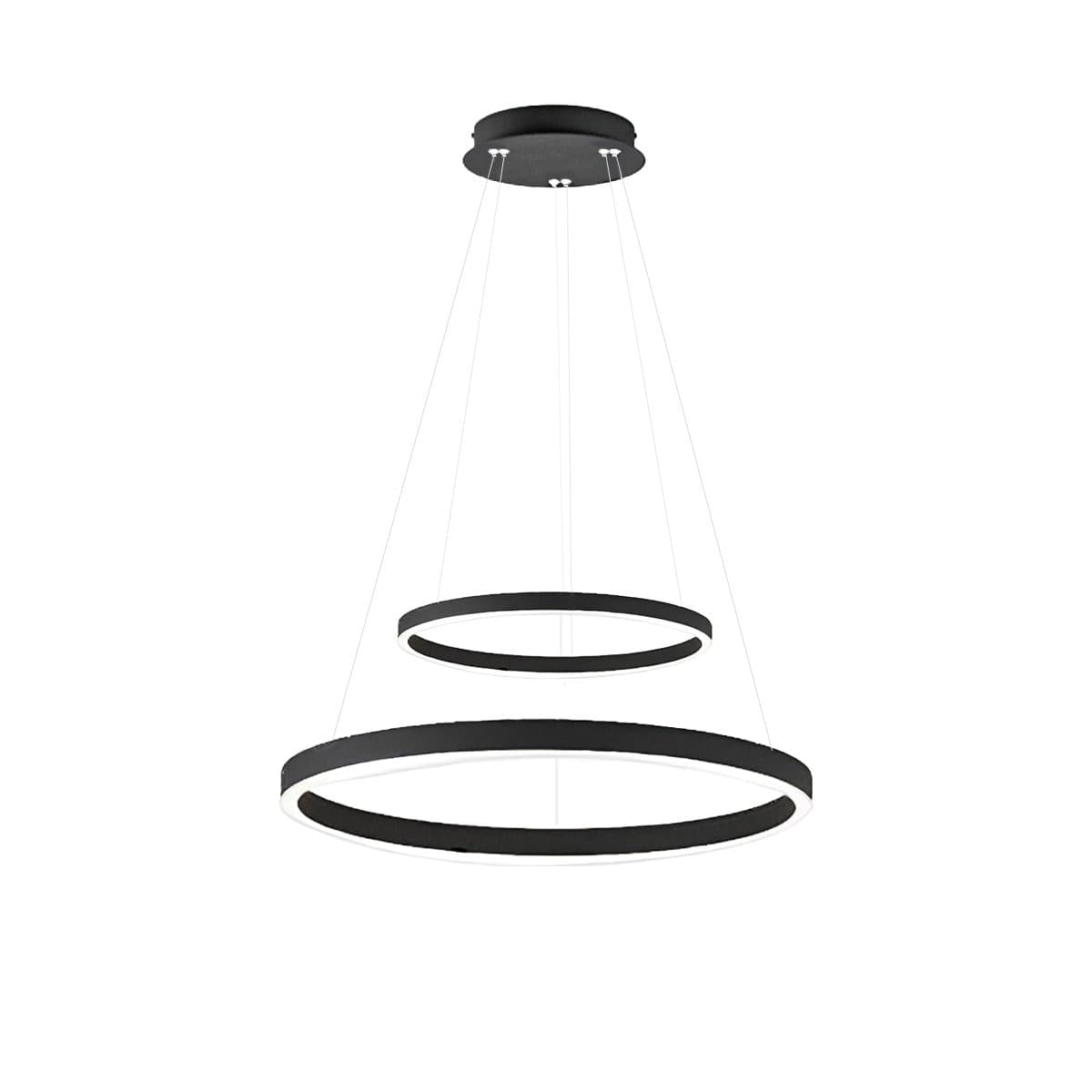 Lampadario-moderno-Gea-Luce-CRISEIDE-S2P-N-LED-alluminio-sospensione