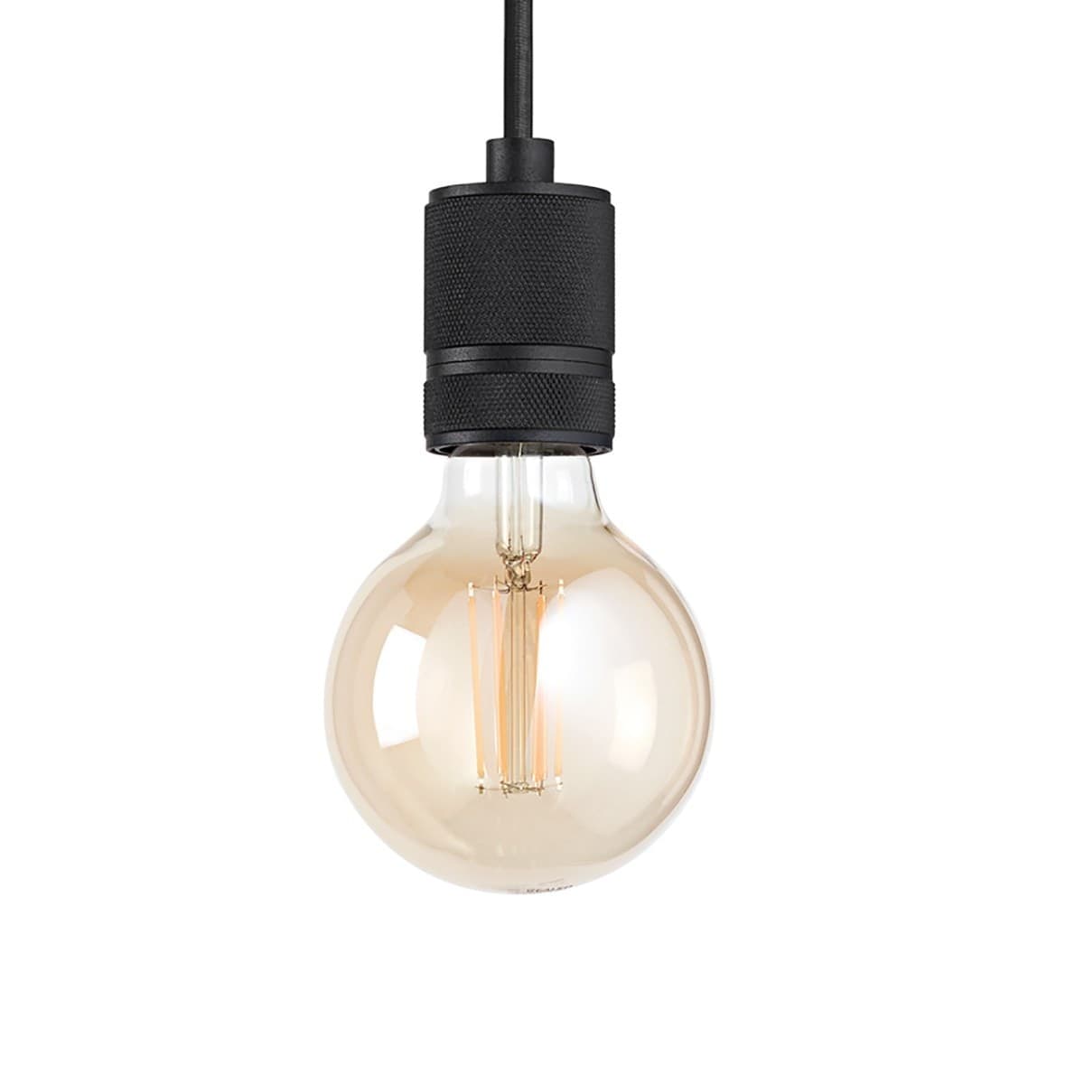 Lampadario-moderno-Gea-Luce-FLASH-GSO091-E27-LED-metallo-tessuto-sospensione