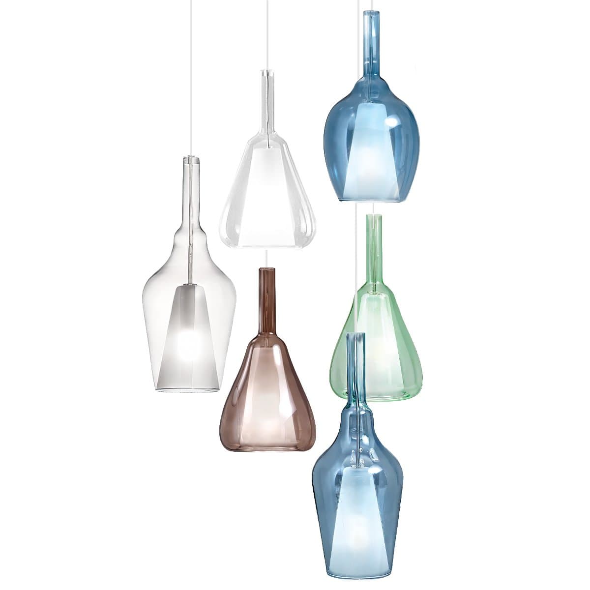Lampadario-moderno-Gea-Luce-OFELIA-MINI-G9-S6-LED-metallo-vetro-lampada-soffitto