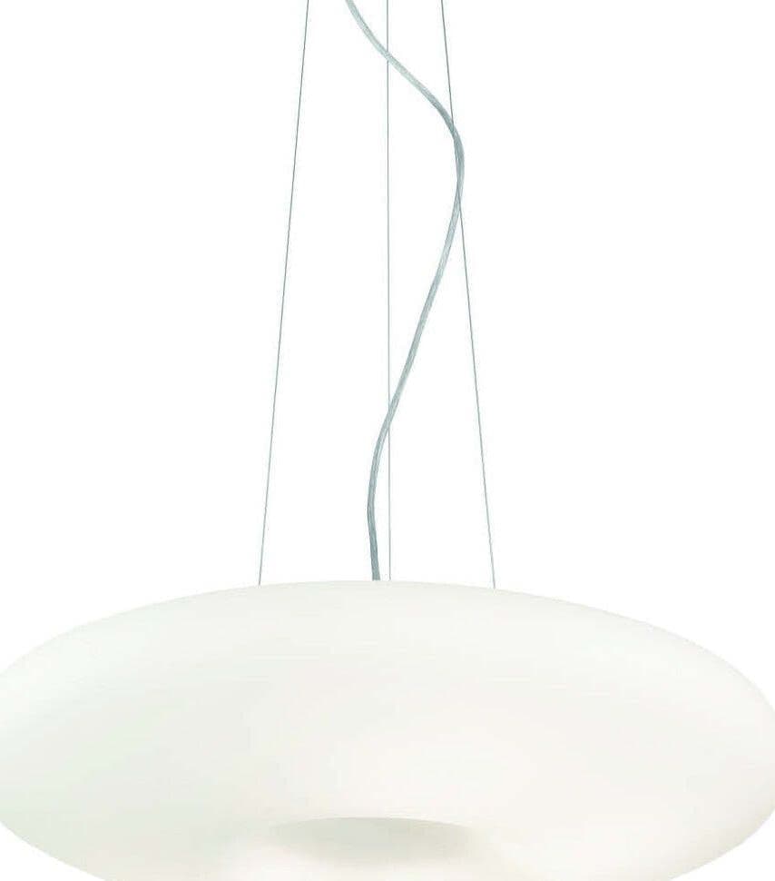 Lampadario-moderno-Ideal-Lux-GLORY-SP3-D40-101125-E27-LED-vetro-metallo-sospensione