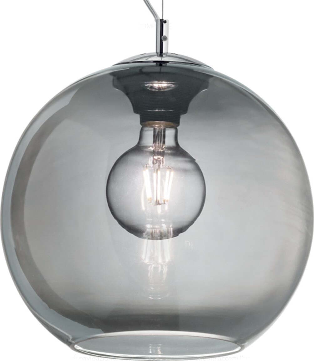 Lampadario-moderno-Ideal-Lux-NEMO-SP1-D40-094229-E27-LED-vetro-sospensione
