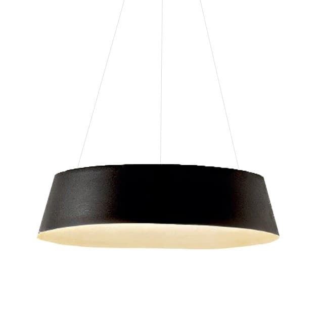 Lampadario-moderno-le-Gea-Luce-JULIETTE-S-2300Lm-nera-alluminio-modulo-led-integrato