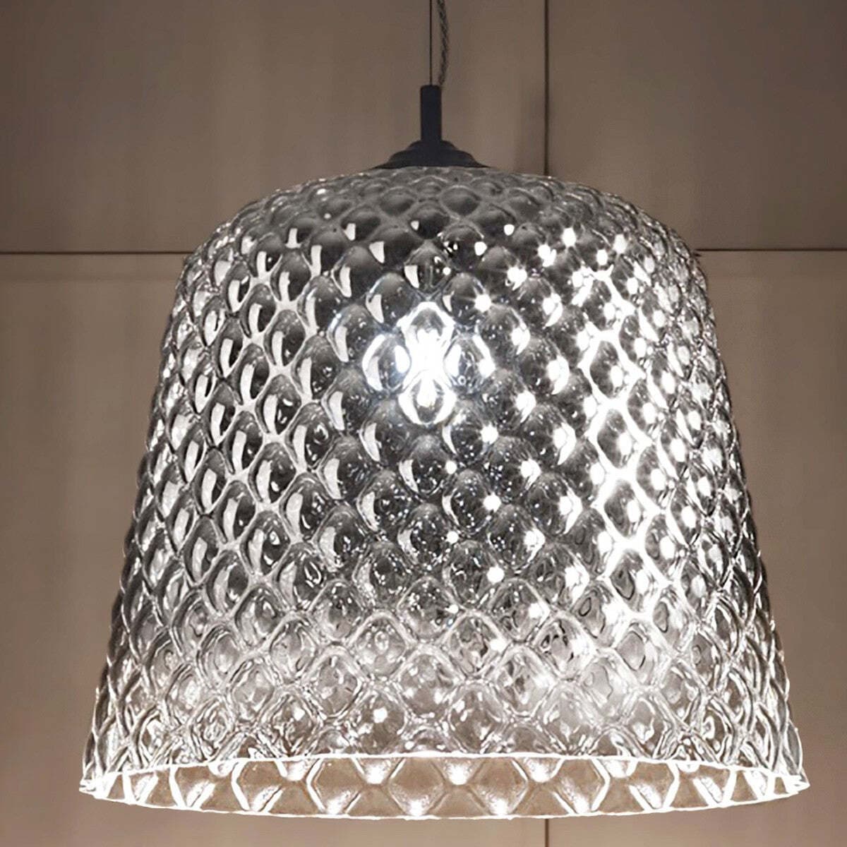 Lampadario-moderno-led-Gea-Luce-ALICE-SG-E27-vetro-sfumato-fumè-lampada-soffitto