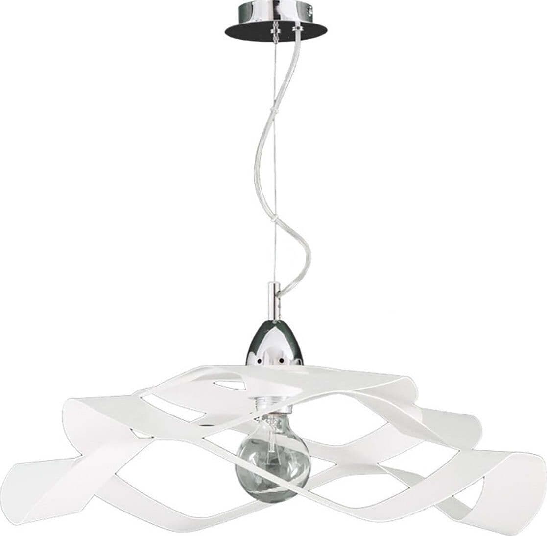 Lampadario-moderno-Padana-Lampadari-FLY-1067-SG-BI-E27-LED-alluminio-sospensione