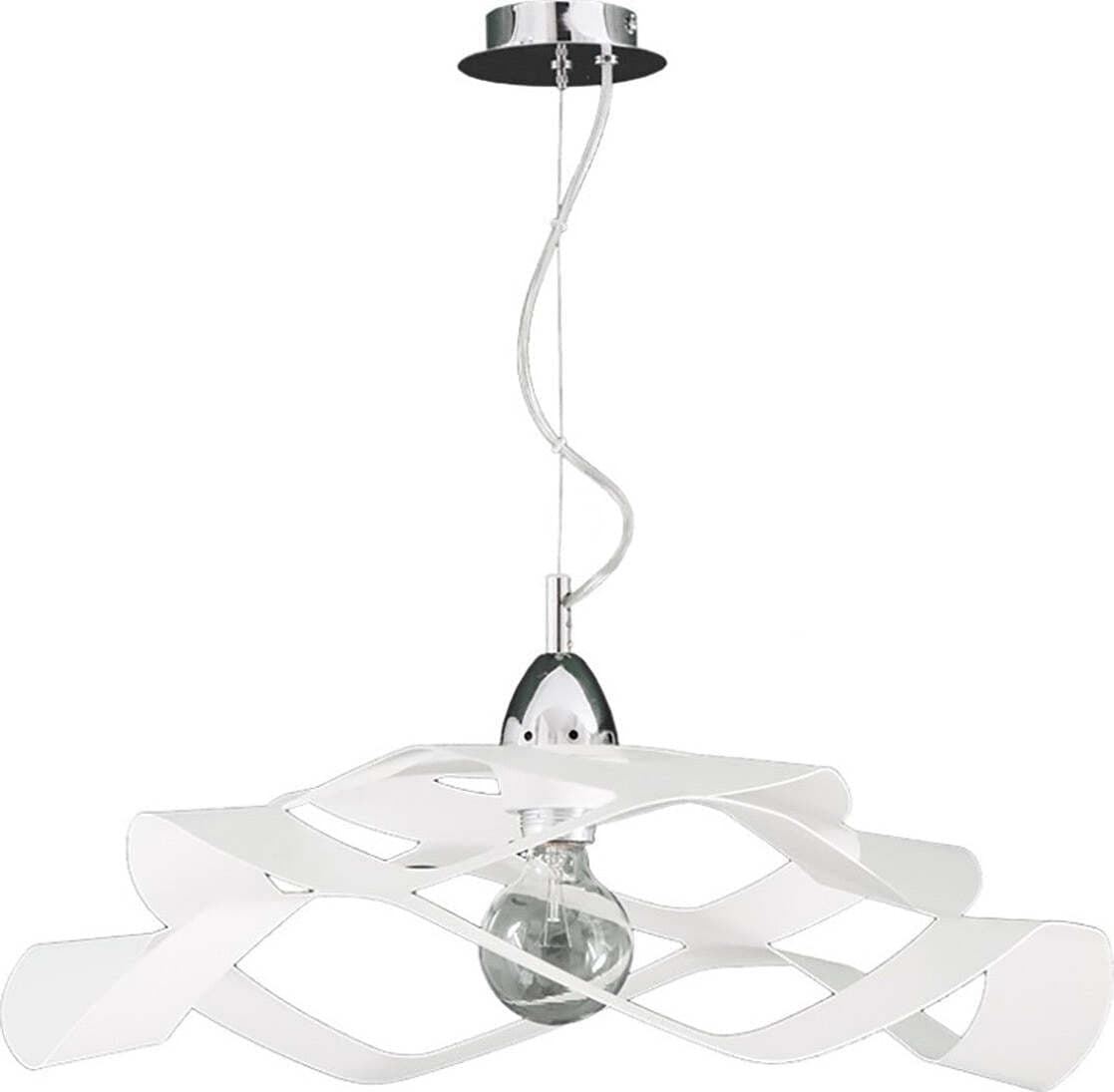 Lampadario-moderno-Padana-Lampadari-FLY-1067-SG-BI-E27-LED-alluminio-sospensione