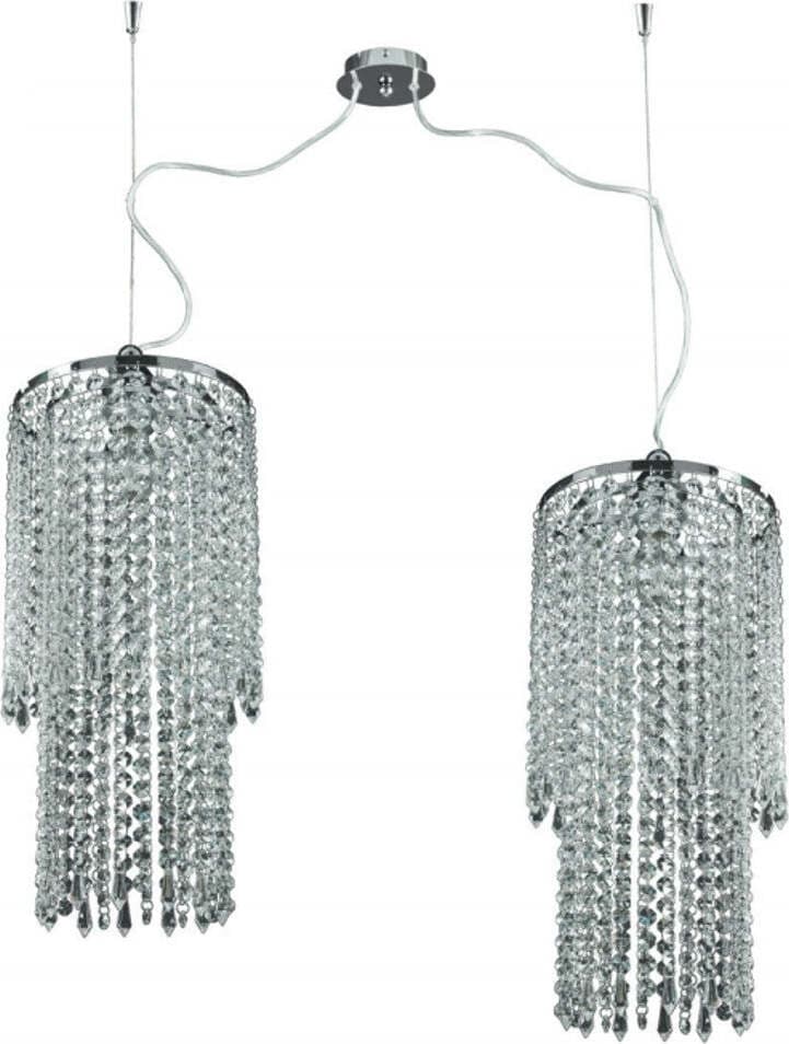 Lampadario-moderno-Padana-Lampadari-TRESOR-217-2-E27-LED-cristallo-sospensione