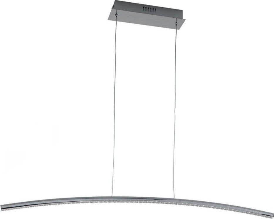 Lampadario-moderno-Padana-Lampadari-VICKY-1093-S1-14.7W-LED-alluminio-cromato-acrilico-sospensione