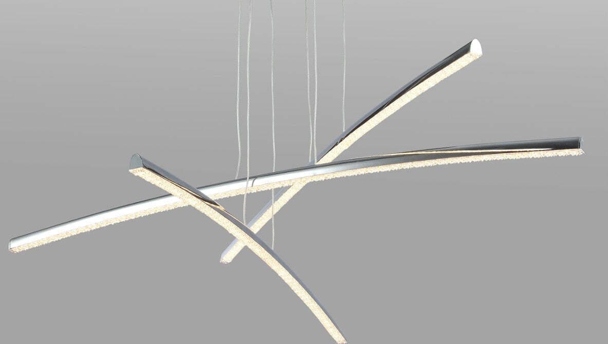 Lampadario-moderno-Padana-Lampadari-VICKY-1093-S3-37.8W-LED-alluminio-cromato-acrilico-sospensione