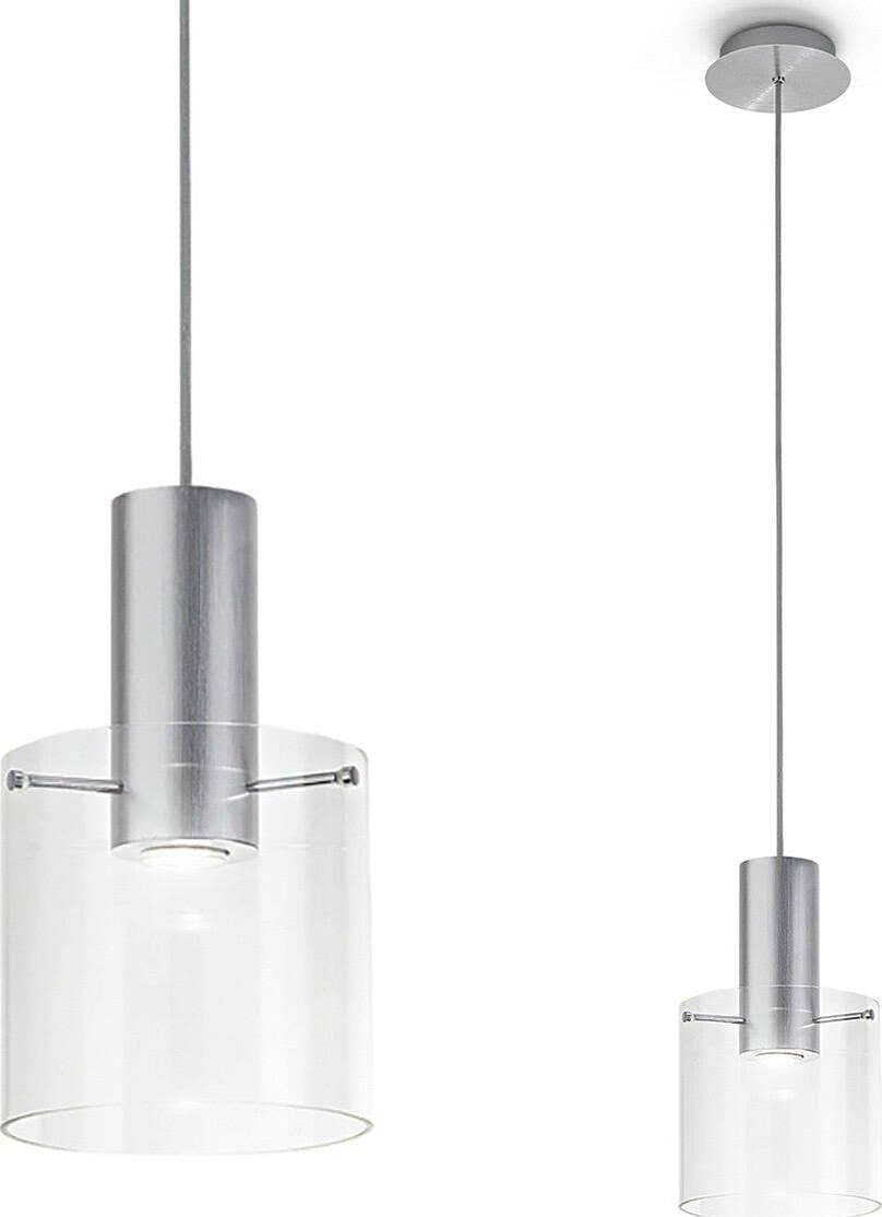 Lampadario-moderno-Perenz-HUGO-6664-TR-LED-GU10-sospensione-vetro-metallo-interni