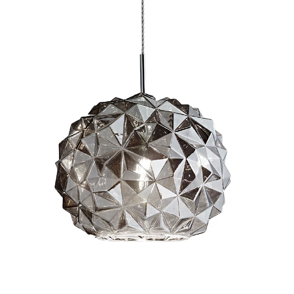Lampadario-moderno-Perenz-METEORA-6766-FU-E27-LED-sospensione-vetro-fumè-calata-interno