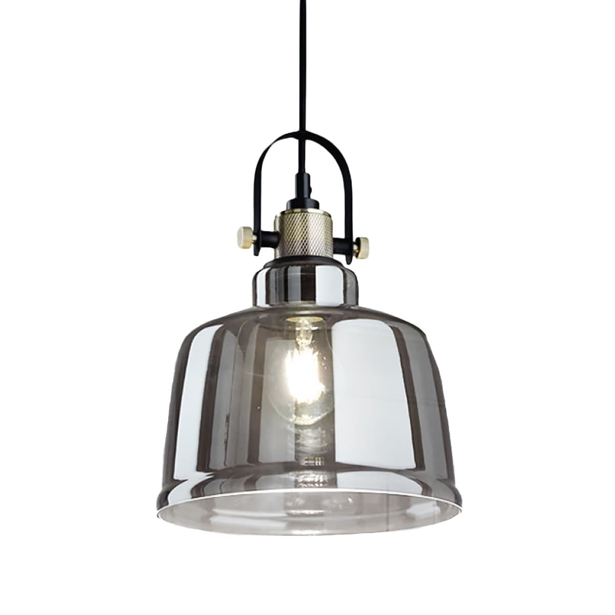 Lampadario-moderno-Perenz-VINTAGE-6840-FU-E27-LED-sospensione-vetro-fumè-calata-interno