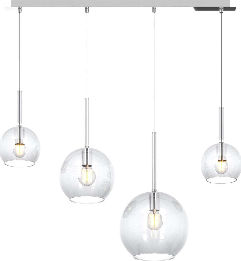 Lampadario-moderno-Top-Light-FUTURE-1155-CR-S4-RMIX-TR-E27-LED-vetro-pirex-soffiato-lampada-soffitto