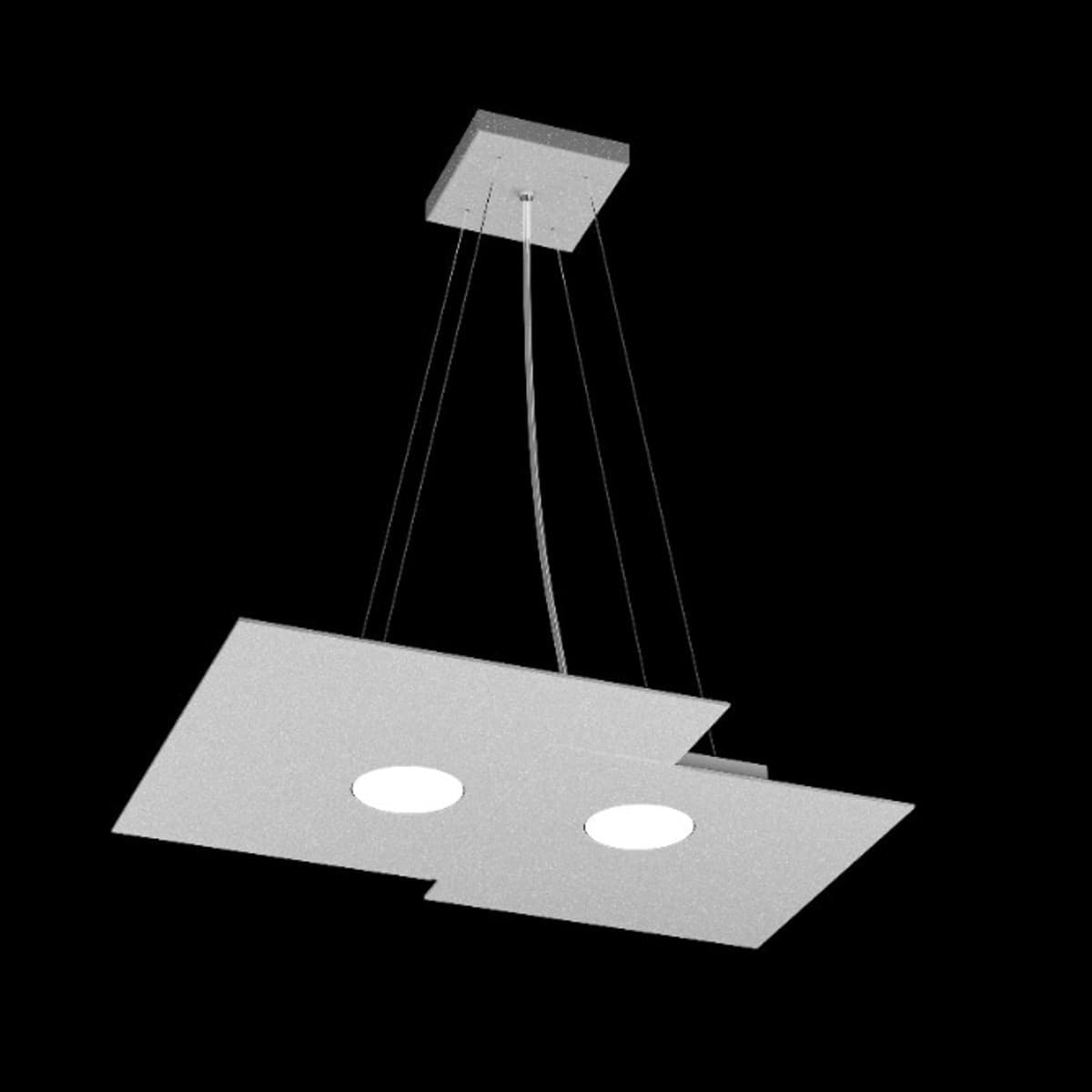 Lampadario-moderno-Top-Light-PLATE-1129-S2-R+1-Gx53-LED-biemissione-metallo-sospensione
