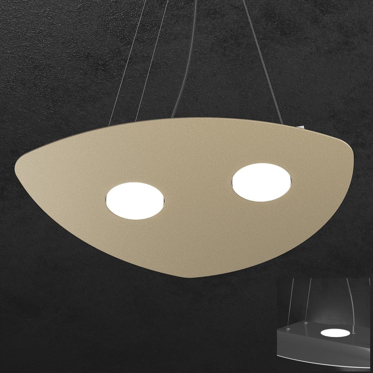 Lampadario-moderno-Top-Light-SHAPE-1143-S2+1-GX53-LED-metallo-lampadario-moderno