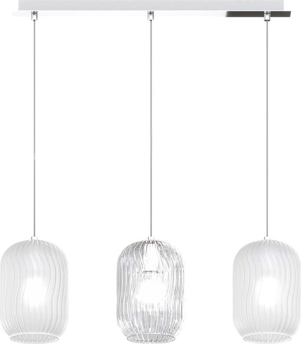 Lampadario-moderno-Top-Light-TENDER-1181-CR-S3-R-BT-E27-LED-vetro-sospensione