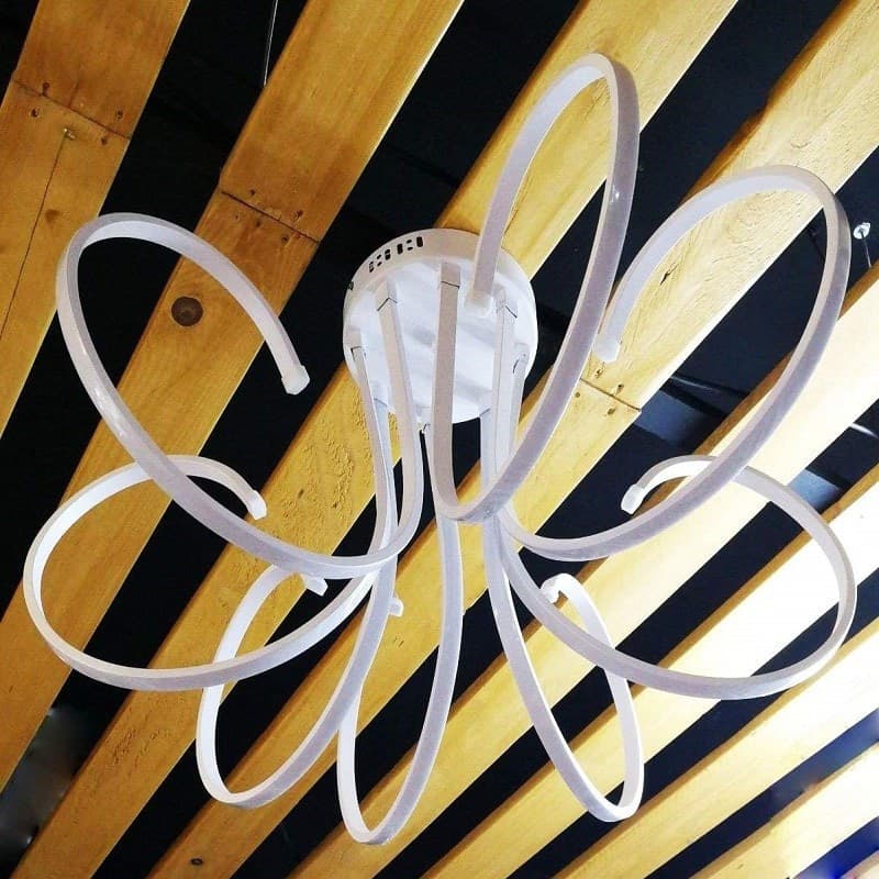 Lampadario Neon Luce Led Bianco Caldo 3000k Soffitto Sospensione Pendente Lampadari Trade Shop italia - Napoli, Commerciovirtuoso.it