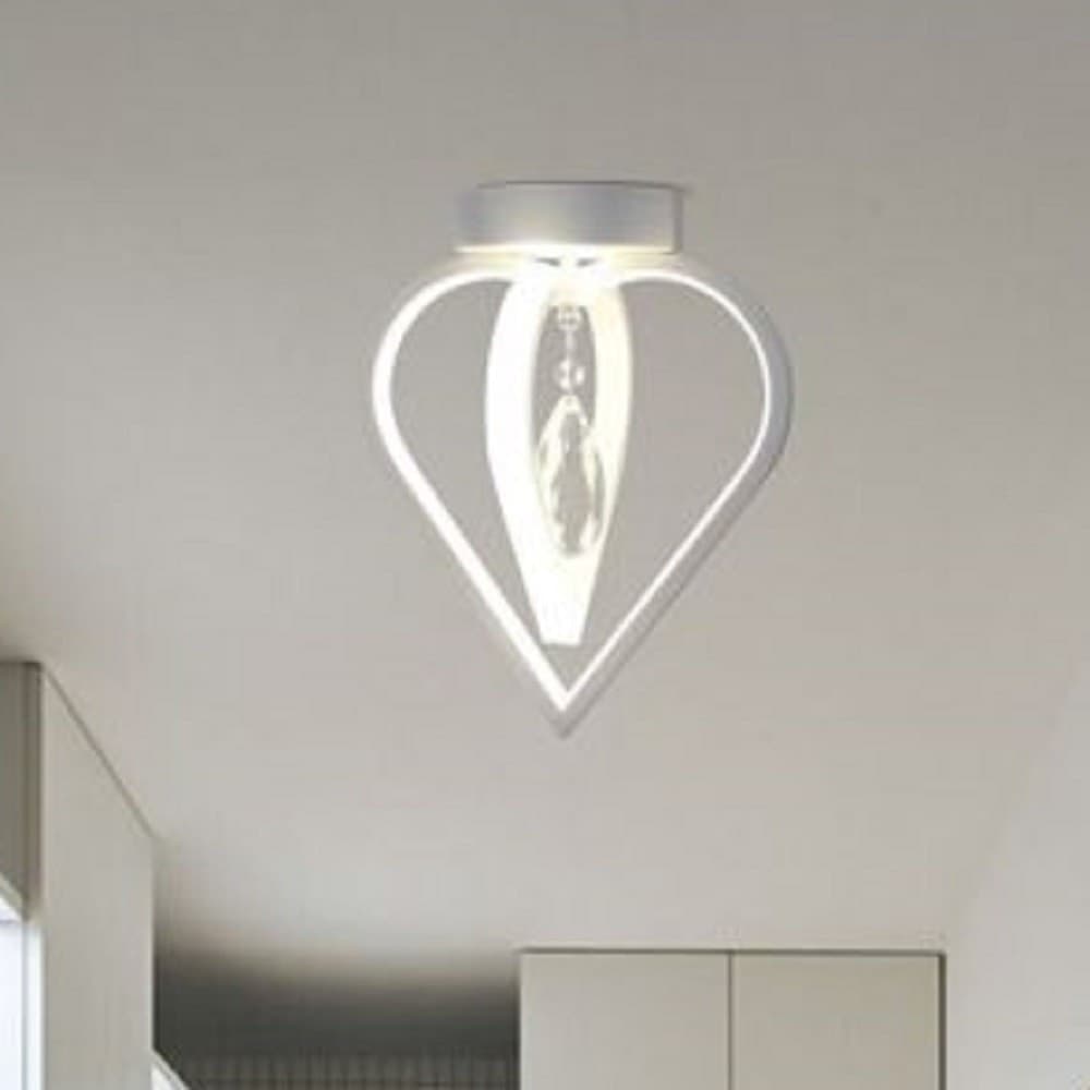 Lampadario Plafoniera Moderna A Soffitto 2 Cuori Con Pendente Luce Fredda Pn-01b Casa, arredamento e bricolage > Illuminazione da interno > Plafoniere per interno > Lampadari Trade Shop italia - Napoli, Commerciovirtuoso.it