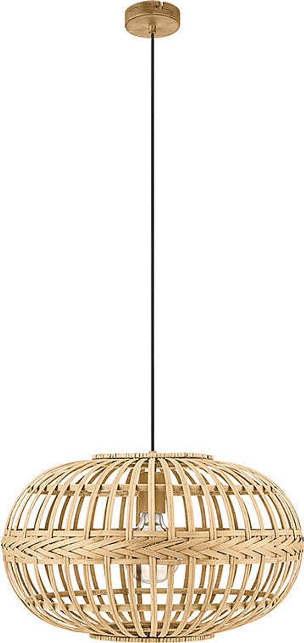 Lampadario-Rustico-Amsfield-1-Luce-Metallo-Marrone-E-Legno