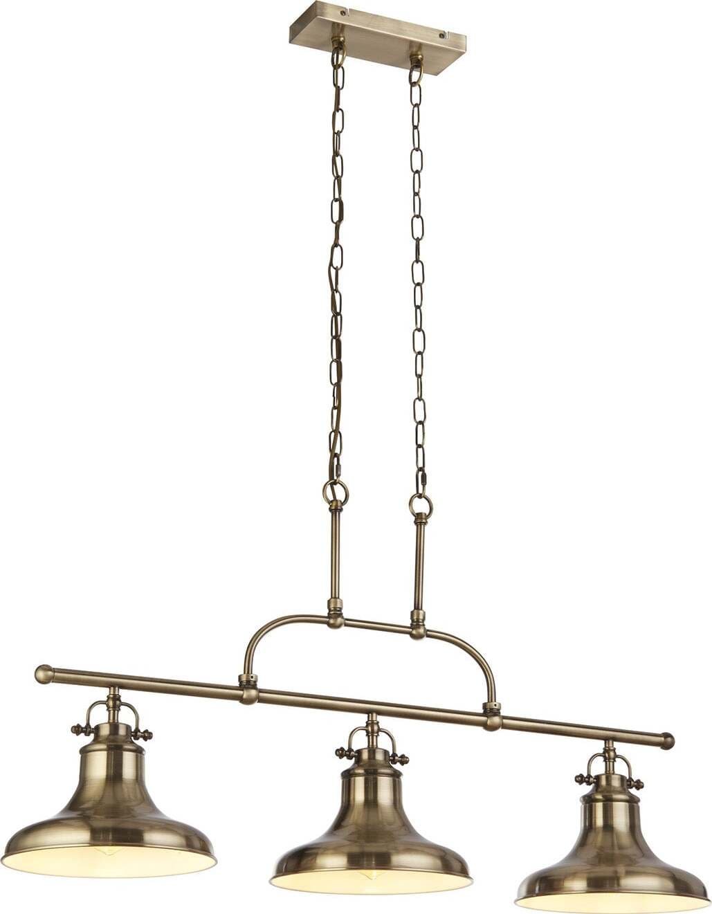 Lampadario-Rustico-Country-Dallas-Acciaio-Ottone-3-Luci-E27