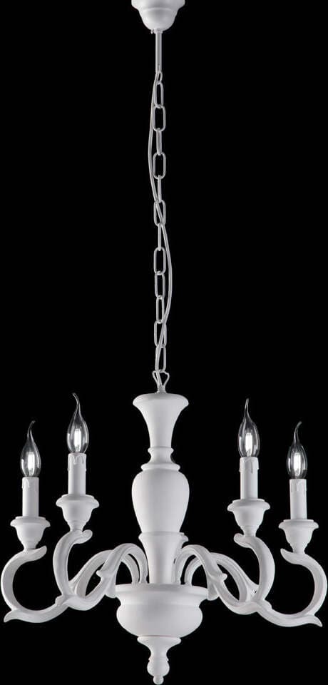 Lampadario-Shabby-Chic-Fiorenza-Bianco-5-Luci-E14