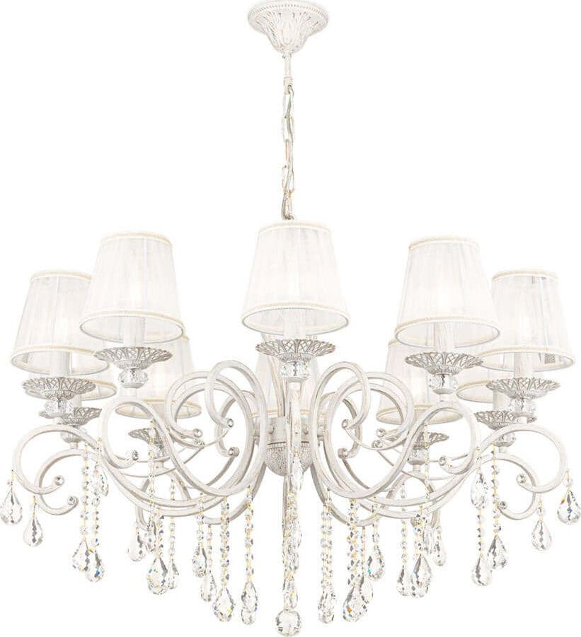 Lampadario-Shabby-Chic-Grace-Metallo-Bianco-10-Luci