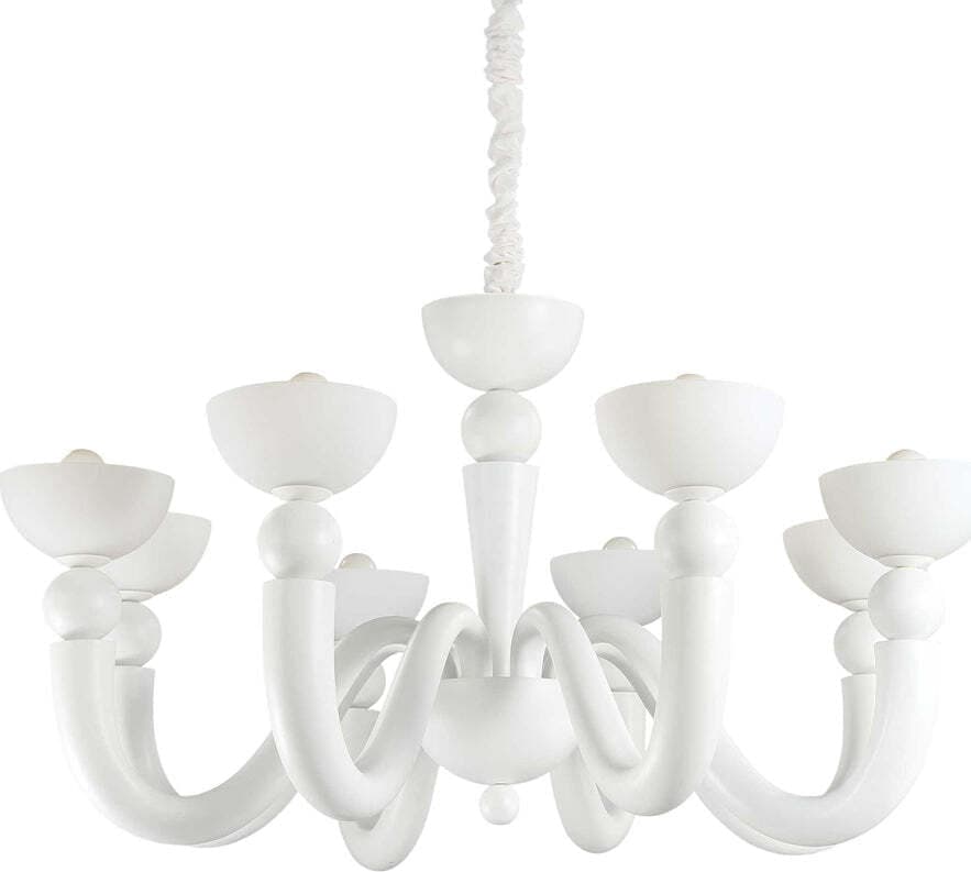 Lampadario-Shabby-Chic-Provenzale-Bon-Bon-Metallo-Bianco-8-Luci