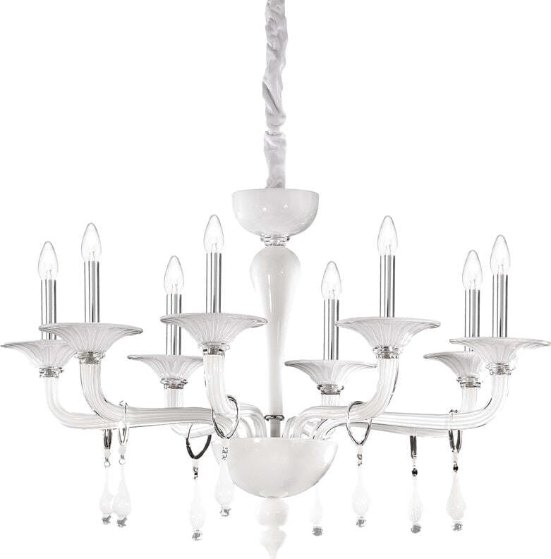 Lampadario-Shabby-Chic-Provenzale-Miramare-Vetro-Bianco-8-Luci-E14