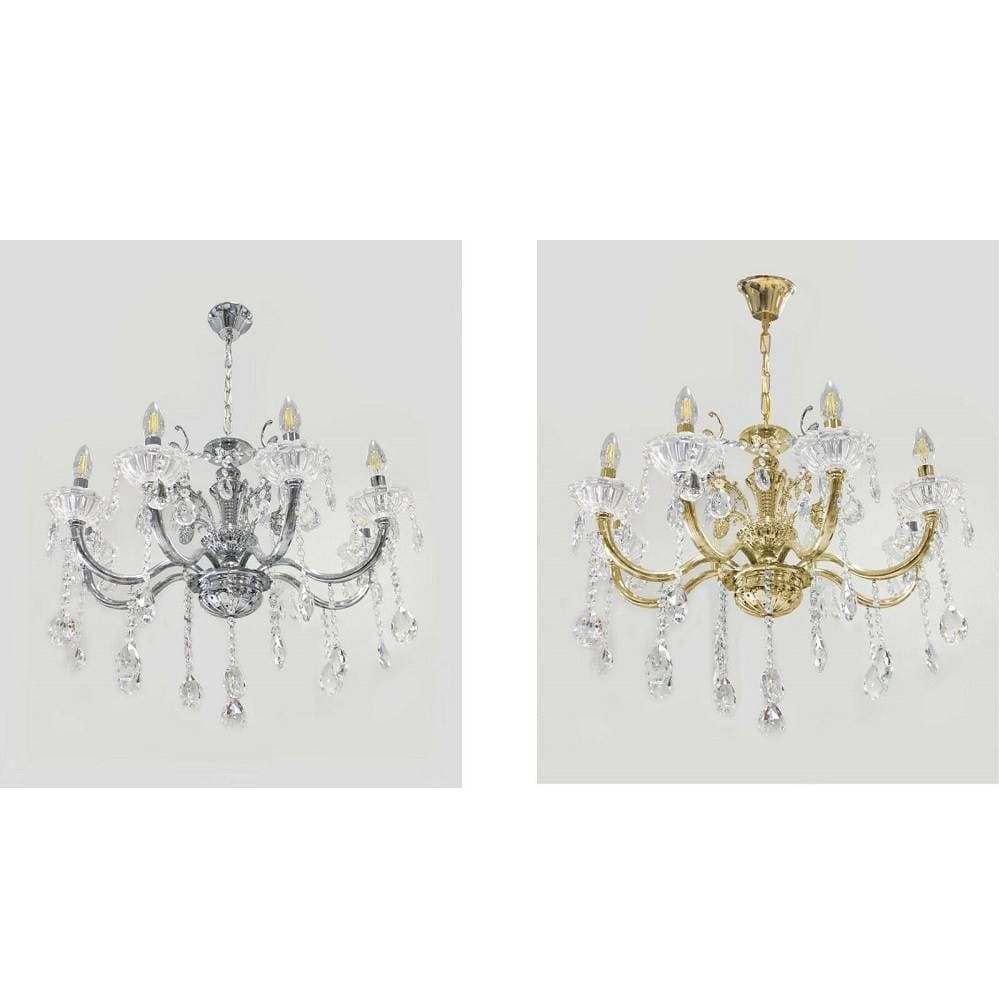 Lampadario Soffitto 6 Bracci Sospensione Plafoniera Sfere Cristalli Pendenti A18 Casa, arredamento e bricolage > Illuminazione da interno > Lampadari Trade Shop italia - Napoli, Commerciovirtuoso.it