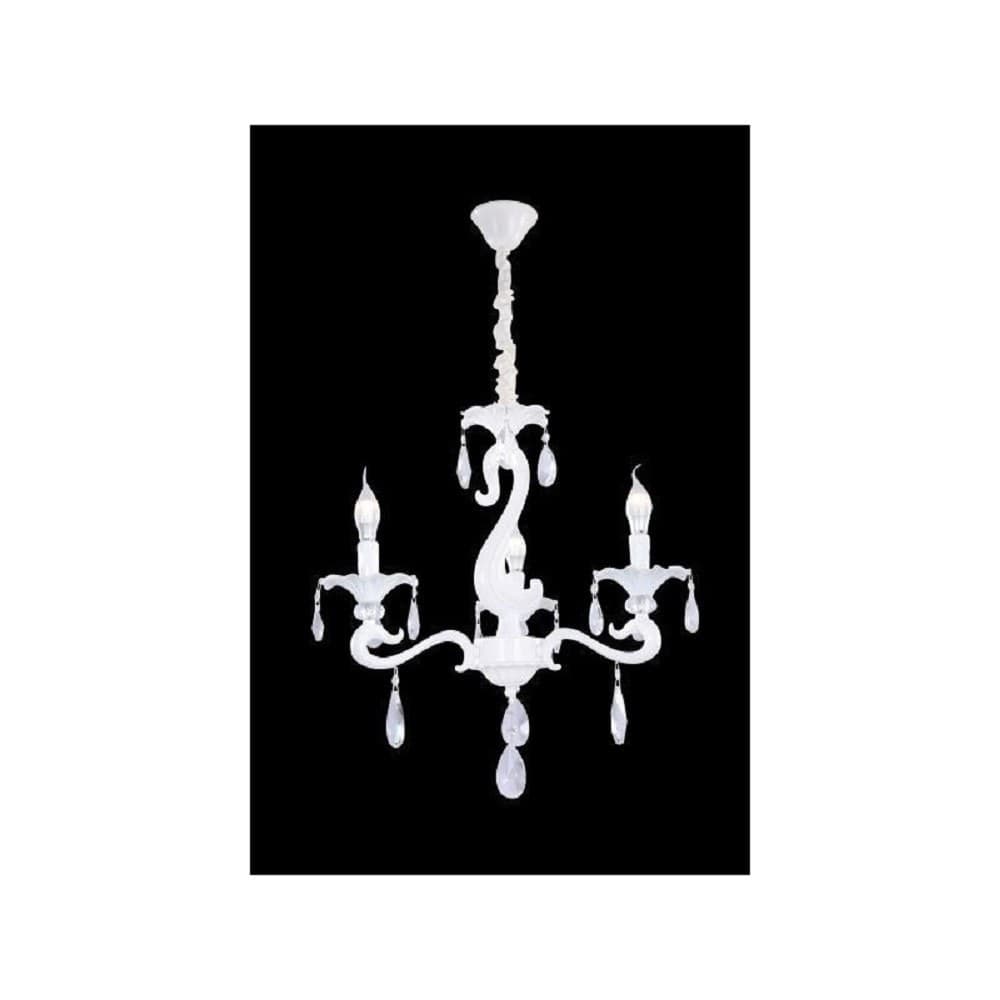 Lampadario-Soffitto-Classico-3-Bracci-E14-Vetro-Cristallo-Gocce-Pendenti-A15-3