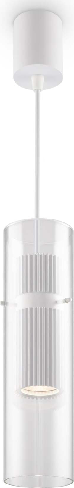 Lampadario-Sospensione-Moderno-Dynamics-Alluminio-Bianco-Vetro-1-Luce-Gu10-50W