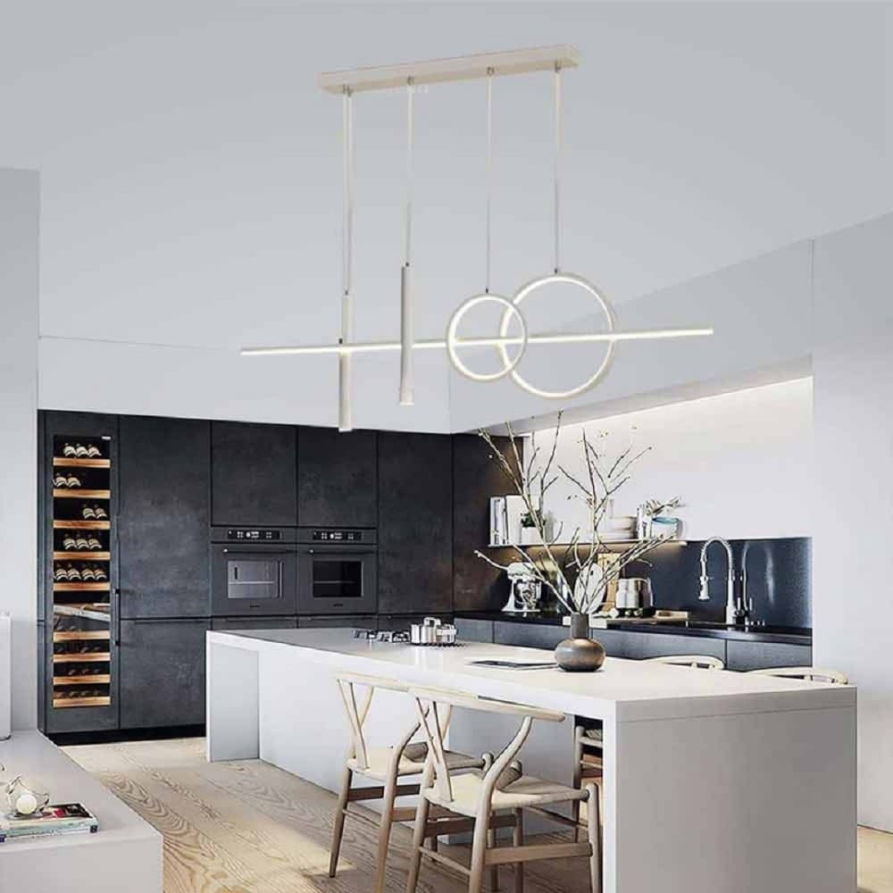 Lampadario Sospeso Con Anelli Punto Luce Cilindri Luce 6500k 4000k 3000k Lp-42b Illuminazione/Illuminazione per interni/Lampadari lampade a sospensione e plafoniere/Lampadari Trade Shop italia - Napoli, Commerciovirtuoso.it