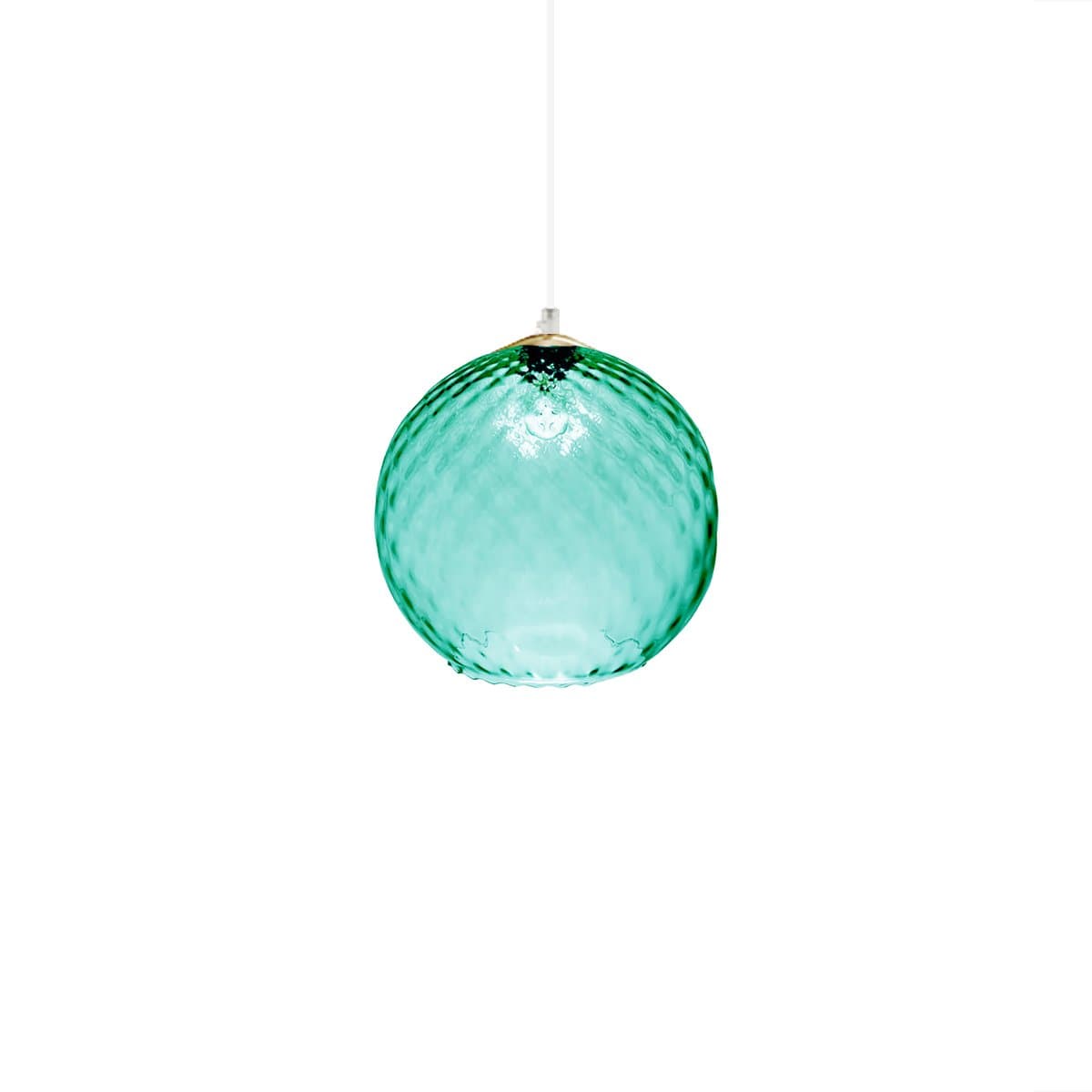 Lampadario-vetro-verde-Due-P-VELVET-2720-SP-E27-LED-lampada-soffitto-sospensione-moderna