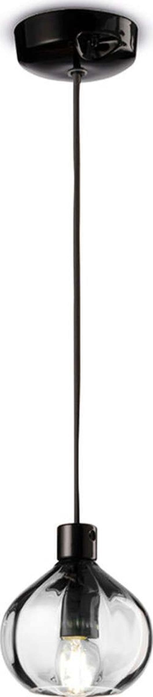 Lampadario-Vintage-Decò-Afoxe'-Alluminio-Ceramica-Cristallo-1-Luce-E14
