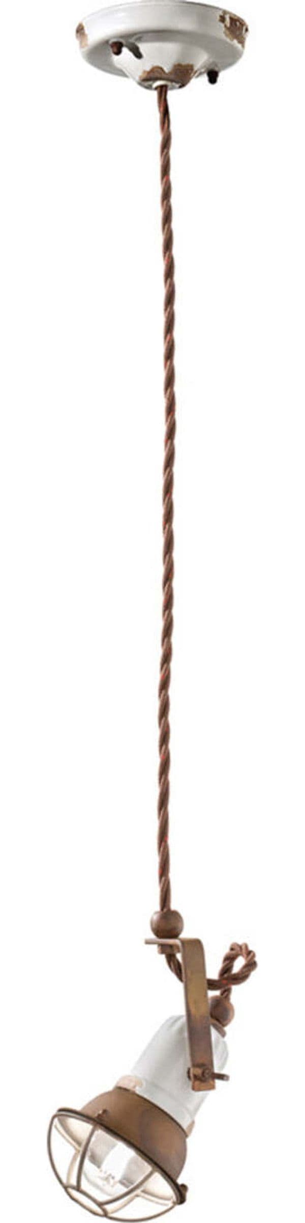 Lampadario-Vintage-Loft-Ferro-E-Ceramica-Con-Rete-Bianco-1-Luce-E14