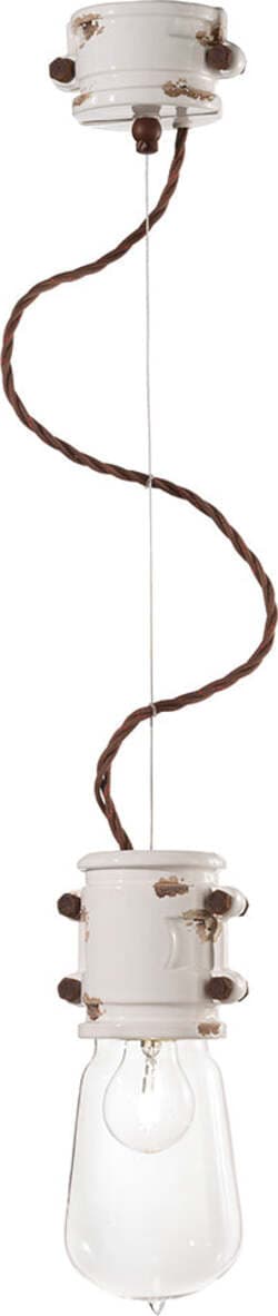 Lampadario-Vintage-Urban-Ferro-E-Ceramica-Bianco-1-Luce-E27-12Cm