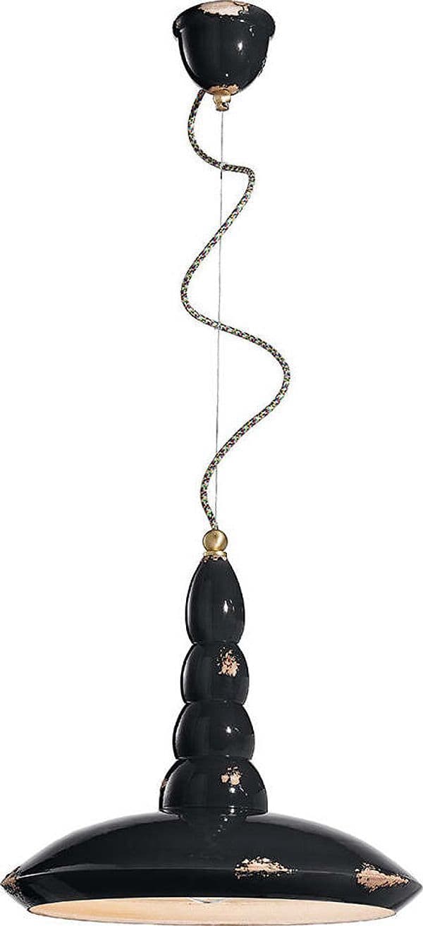 Lampadario-Vintage-Vague-Vintage-Ferro-E-Ceramica-Nero-1-Luce-E27-40Cm