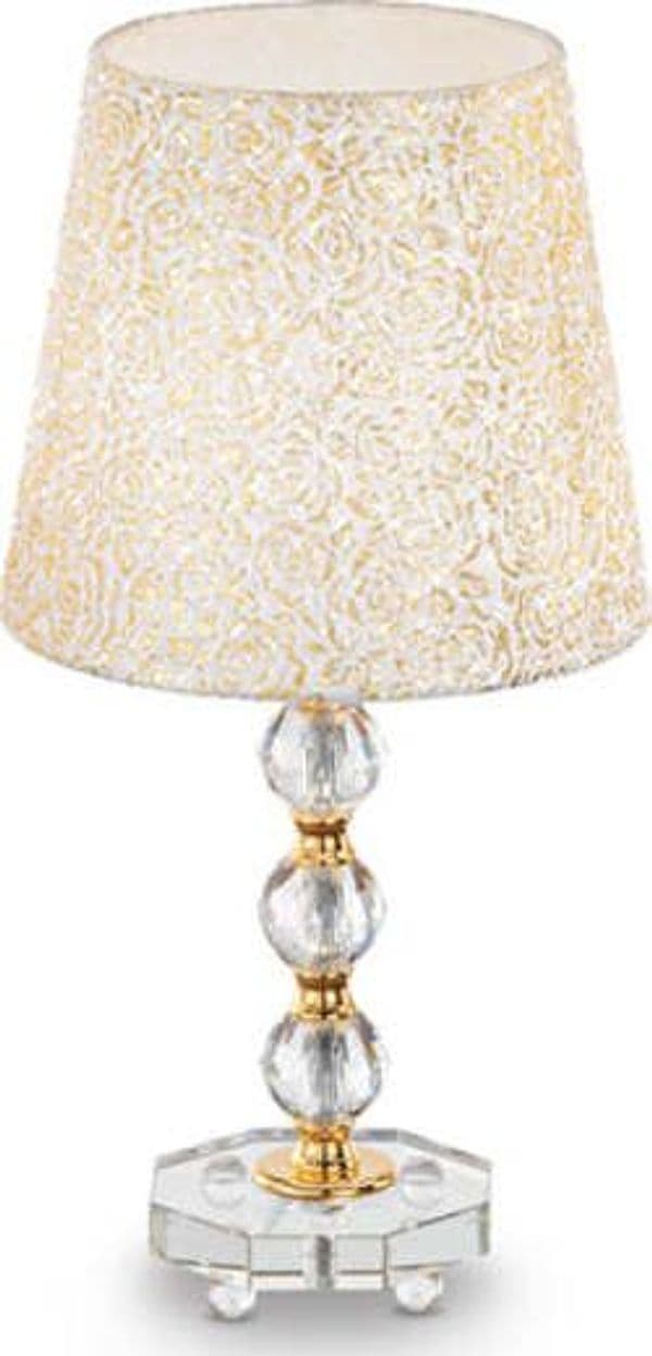 Lampade-Da-Scrivania---Ufficio-Classico-Queen-Metallo-Oro-1-Luce-E27-Medium