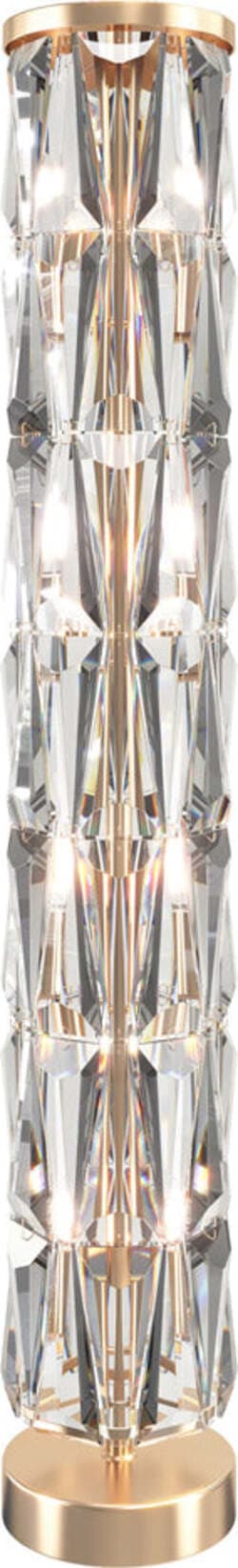 Lampade-Da-Scrivania-Contemporanea-Puntes-Acciaio-Oro-8-Luci-Diffusori-Vetro
