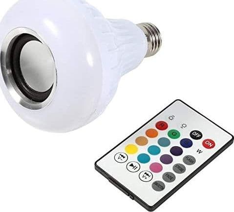 Lampadina-Cassa-Bluetooth-Colorata-Led-E27-Rgb-Bulbo-Musica-Lampada-Telecomando